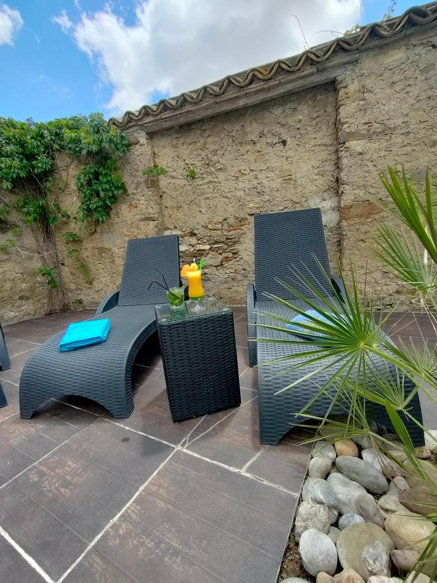 Hotel Restaurant L'Art Des Mets By Cote Jardin Conilhac-Corbières المظهر الخارجي الصورة
